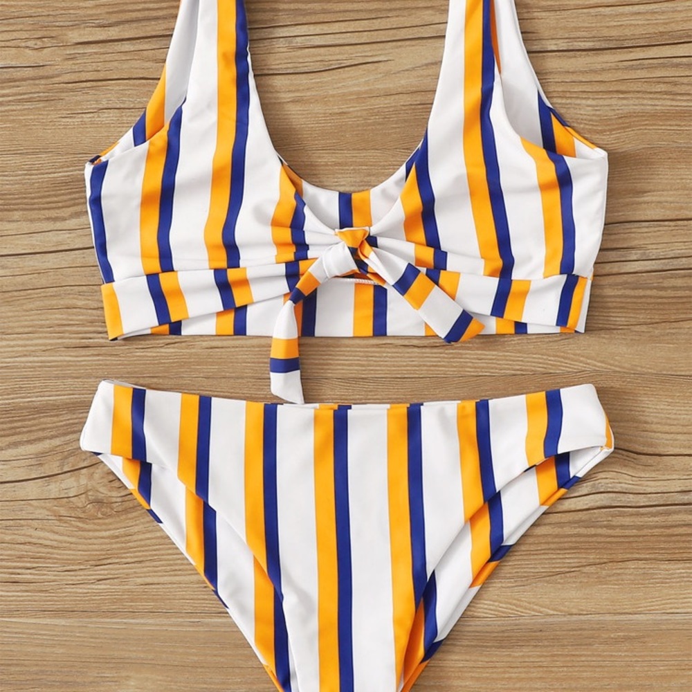 Shein Striped Bikini